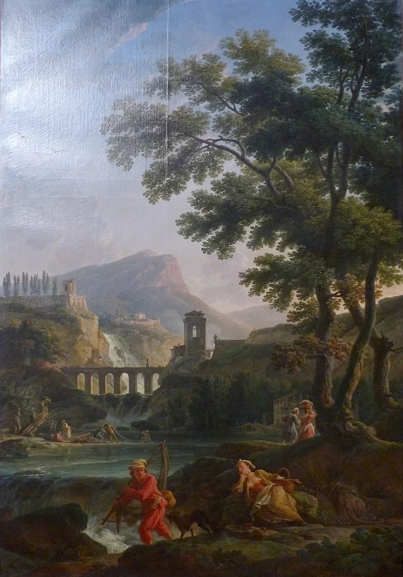  108-Paesaggio con ponte e figure-Musée Calvet 
